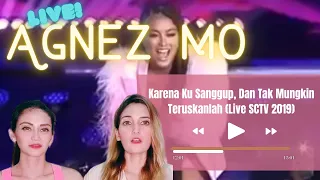 REAKSI Agnez Mo Live @ SCTV 2019 | Karena Ku Sanggup, Dan Tak Mungkin, Teruskanlah | Amazing! 🤯