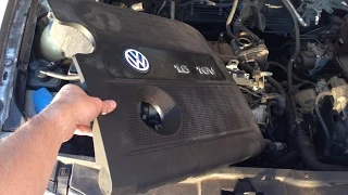 VW Golf MK4 1.6 16v - how to remove engine cover