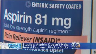 Studies: Aspirin Doesn't Help Prevent First Heart Attack, Stroke
