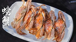 Authentic flower crab cooking, you can enjoy the delicious taste without adding a drop of water!