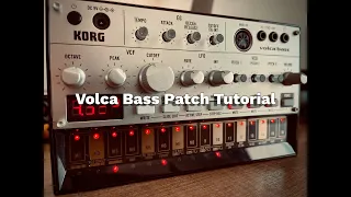 Volca Bass Overview & Patch Tutorial