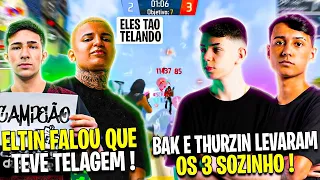 MELHOR 4X4 APOSTADO DO ANO! TIME BAK VS TIME ELTIN! BAK E THURZIN LEVARAM 3 SOZINHOS ! FT XAUAN