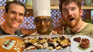 AMAZING Vegetarian Indian Food 3 Course Meal in New Delhi, India | BEST VEGETARIAN Indian Food