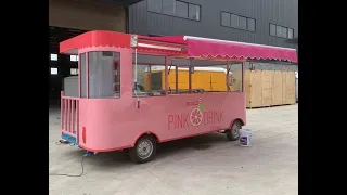 Fully catering Equipped Food Truck food cart Food Trailer With Full restaurant Kitchen Equipments