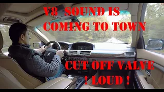 BMW 745I E65 - EXTRA Urban Driving - CUT OFF Valve Installed [LOUD] Part 2 [Passenger POV]