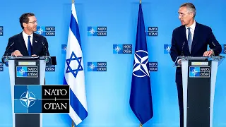 NATO Secretary General with the President of Israel 🇮🇱 Isaac Herzog, 26 JAN 2023