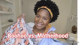 Boohoo vs Motherhood Maternity Clothes Haul