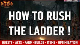 How to rush the new ladder of Diablo 2 Resurrected ! All you must know before rushing !