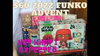 Unboxing the Funko Pop advent calendar from 2022