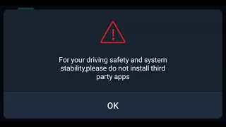[BYD] For your driving safety and system stability, please do not install third party apps.