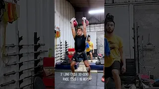 Sergio Inostroza | Long cycle Pyramid 32+32kg 49 reps | Girevoy Sport