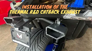 Full Install of the Thermal R&D Cat-Back Exhaust on the 2023 Polaris Slingshot