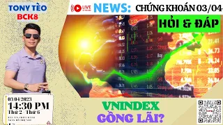 Chứng khoán hàng ngày: Nhận định thị trường ngày 03/04/2023. Top cổ phiếu tiềm năng: Tập gồng lãi?