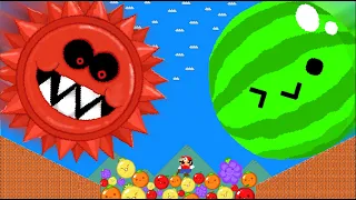 Mario's Mega Grrrol Lava vs. the Giant Watermelon Game (Suika Game) Calamity!