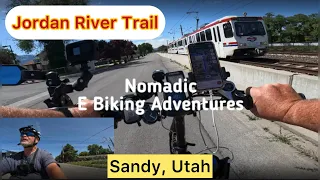 E Biking the Jordan River Trail in Sandy, Utah (23.2 miles)- May 31, 2024