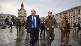 UK PM Boris Johnson makes surprise visit to Kyiv
