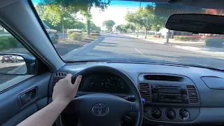 2003 Toyota Camry LE POV Test Drive