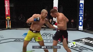Petr Yan Reads Liver Shot and Counters Jose Aldo - High IQ MMA Fighters