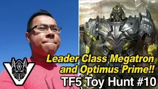 Someone told me Leader Class Megatron & Optimus Prime at Walmart - [TF5 Toy Hunt #10]