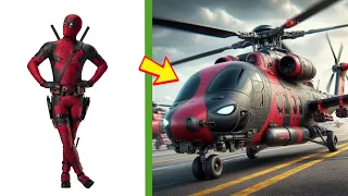 AVENGERS but  HELICOPTER 💥 All Characters ( Marvel & DC ) SUPERHERO AVENGERS