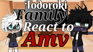 ✨Past todoroki family react to amv  ✨part 2 || fr / eng ||⚠️ spoilers ⚠️|| gacha club