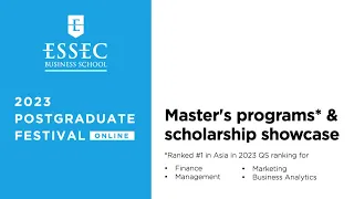 Master's Programs & Scholarship Showcase