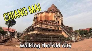 Walking the Old City in Chiang Mai, Thailand 2019 [4K]