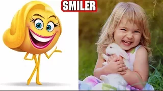 The Emoji Movie Characters In Real Life 2018