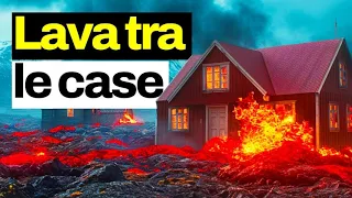 In Islanda la lava raggiunge Grindavik: la situazione sulla nuova eruzione vulcanica