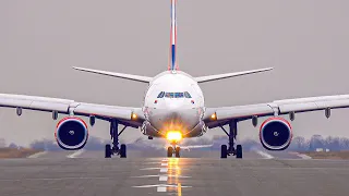 STUNNING CLOSE-UP Plane Spotting at Belgrade Airport - Noon/Afternoon Rush |A330, A320, B737 MAX...|