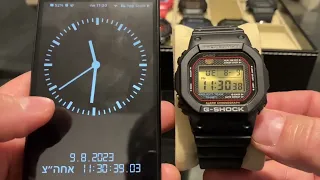 amazing precision casio g shock square DW5040p