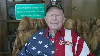 WWII Marine Talks About Japanese Attack On Okinawa