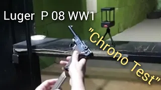 Failed Chronograph Test: Luger P 08 WW1 9X19
