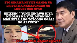 "VICE GANDA NAAKSIDENTE VS DRIVER" GRABE GINAWA NI VICE GANDA SA DRIVER BUMANGGA NG LUXURY CAR NIYA!