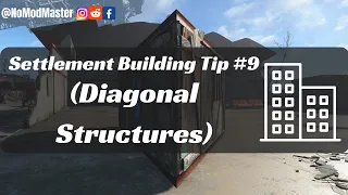 Fallout 4 Settlement Building Tip #9 (Diagonal Structures)