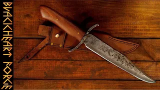 Knife of the Week: "Torreon Bowie" Forged from a Leaf-Spring