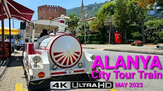 🇹🇷 TURKEY ALANYA City Tour Train 4K May 2023 - 4K 60fps HDR no commentary