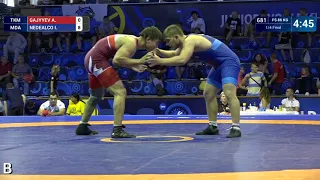 1/4 FS - 86 kg: A. GAJYYEV (TKM) v. I. NEDEALCO (MDA)