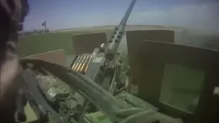 Humvee Gunner's .50 cal Jams 15 Meters Away From Taliban