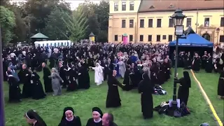 Nuns dancing to Atopos by Björk