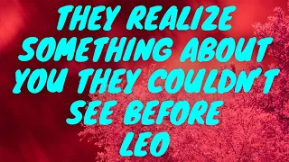 LEO - THEY REALIZE SOMETHING ABOUT YOU THEY COULDN'T SEE BEFORE, LEO | June 21-28 | TAROT