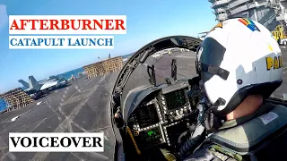 Feel The Roar Of MAX Afterburner On The Catapult | Flight Deck OPS | USS Theodore Roosevelt