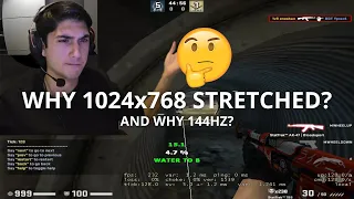 WHY DO I PLAY WITH 1024x768 STRETCHED? AND WHY 144HZ?