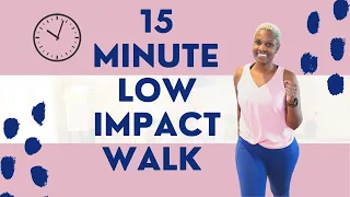 15 minute walking workout | Low Impact | Moore2Health