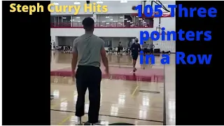 Steph Curry hits 105 consecutive 3-pointers after Warriors' practice | SportsCenter