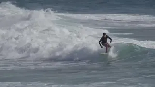 Lebanon's first official surfing competition makes a splash south of Beirut