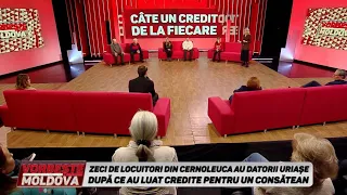 VORBEŞTE MOLDOVA: CÂTE UN CREDIT DE LA FIECARE