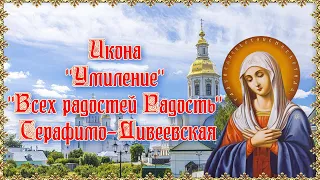 Икона Умиление   Всех радостей Радость Серафимо-Дивеевская. 10 августа