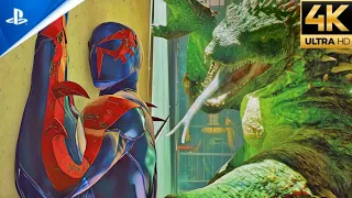 Spider-Verse Miguel O'Hara vs Lizard Boss Fight (Ultimate Difficulty) - Spider-Man 2 PS5 (4K)