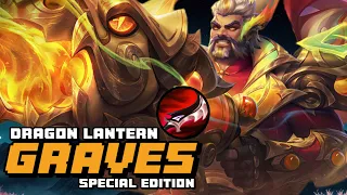 Wild Rift Graves - Best Graves Dragon Lantern Special Edition  Gameplay Ranked